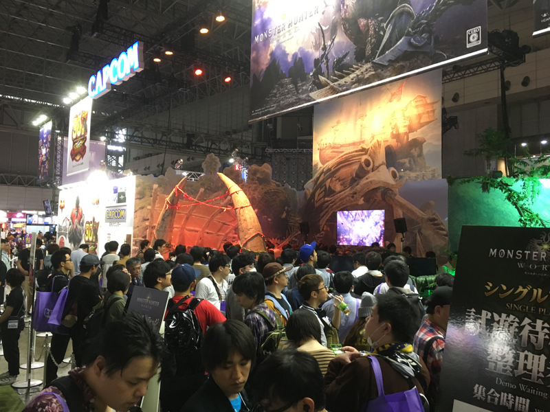Illustration for article titled Good Luck Playing Monster Hunter: World At The Tokyo Game Show